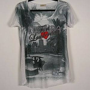 Sweet Giselle Fort Lauderdale tee shirt swim cover